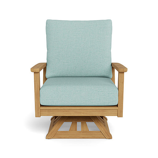 Stylish Wooden Swivel Chair